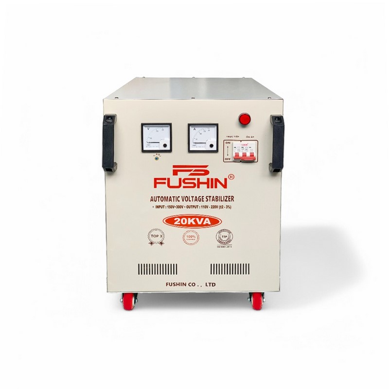Ổn Áp 1 Pha 20KVA FUSHIN Dải 150V~250V Dành Cho Năng Lượng Mặt Trời - Hình 1