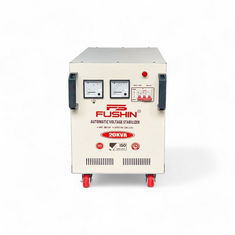 Ổn Áp 1 Pha 20KVA FUSHIN Dải 50V~250V Ra 110V-220V – Hình ảnh sản phẩm thực tế 1