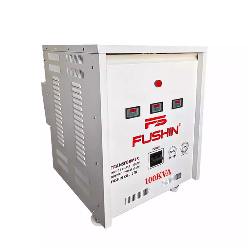 Biến áp 3 pha 380V ra 1 pha 220V 100KVA FUSHIN thông dụng - Hình 2