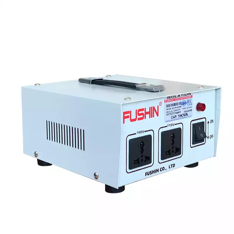Biến Áp Cách Ly 1 Pha 1KVA FUSHIN Vào 220V Ra 100V Và 110V Thông Dụng - Hình 3