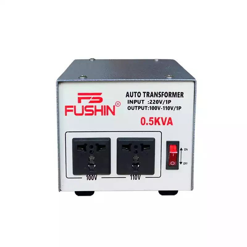 Biến Áp Tự Ngẫu 1 Pha 500VA FUSHIN Vào 220V Ra 100V Và 110V Thông Dụng - Hình 1