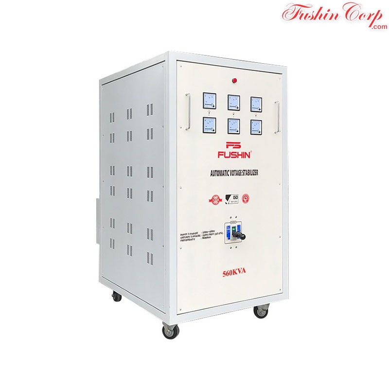 Ổn Áp 3 Pha 560KVA FUSHIN Dải 320V~430V Ra 220V Và 380V - Hình 2