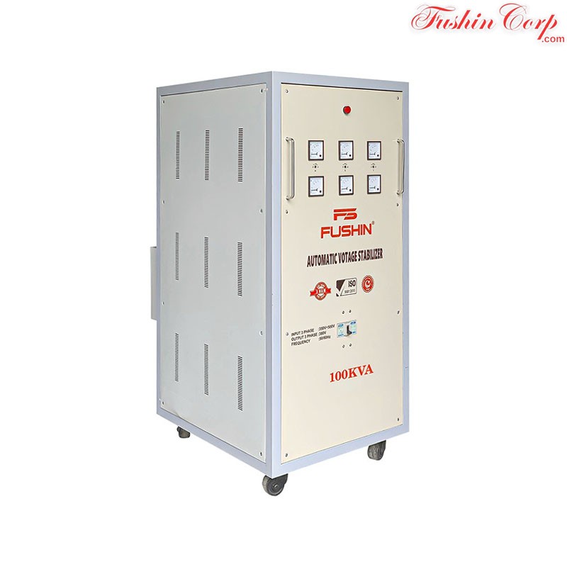 Ổn Áp 3 Pha 100KVA FUSHIN Dải 350V~500V Ra 380V Dành Cho Năng Lượng Mặt Trời - Hình 2