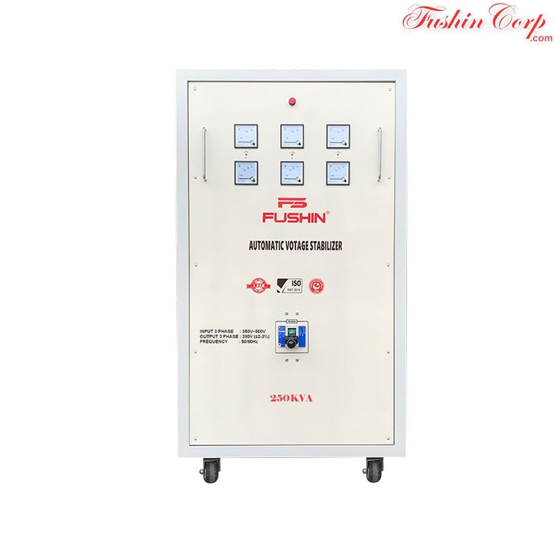 Ổn Áp 3 Pha 250KVA FUSHIN Dải 350V~500V Ra 380V Dành Cho Năng Lượng Mặt Trời - Hình 1