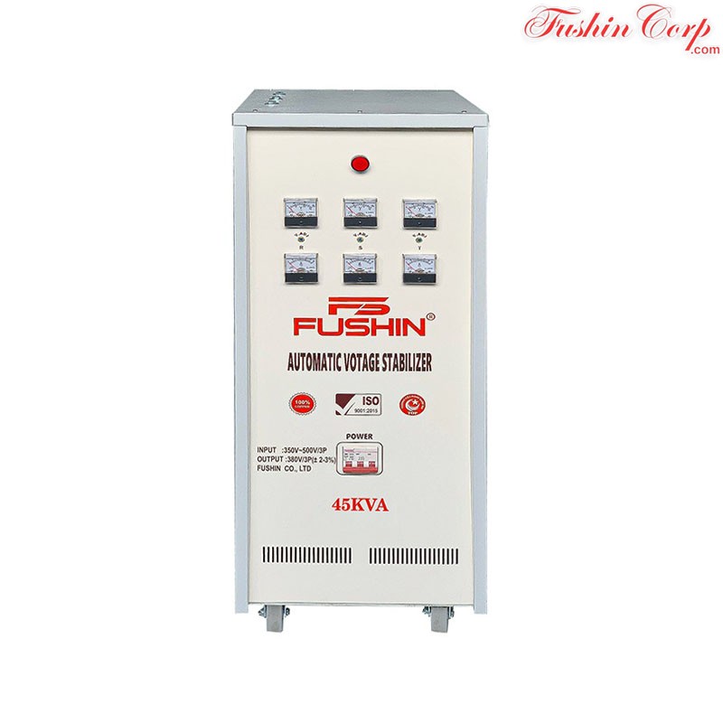 Ổn Áp 3 Pha 45KVA FUSHIN Dải 350V~500V Ra 380V Dành Cho Năng Lượng Mặt Trời - Hình 1