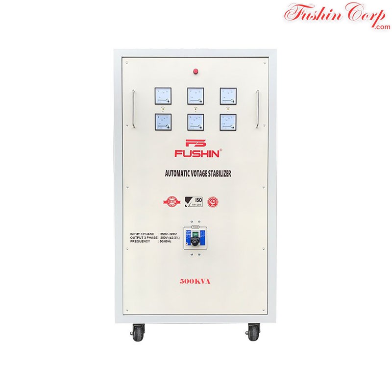 Ổn Áp 3 Pha 500KVA FUSHIN Dải 350V~500V Ra 380V Dành Cho Năng Lượng Mặt Trời - Hình 1