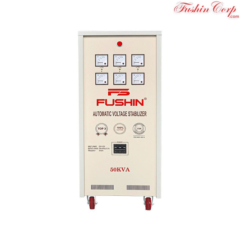 Ổn Áp 3 Pha 50KVA FUSHIN Dải 260V~430V Ra 220V-380V - Hình 1