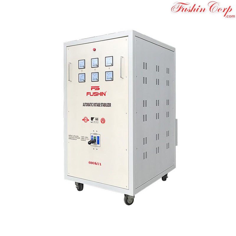 Ổn Áp 3 Pha 600KVA FUSHIN Dải 320V~430V Ra 380V - Hình 2