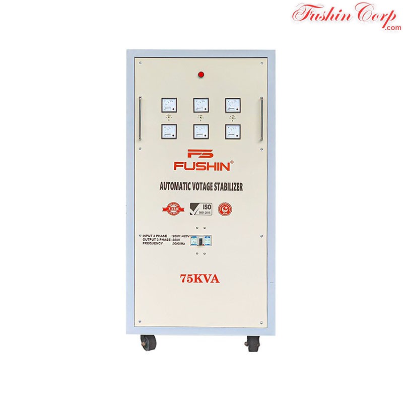 Ổn Áp 3 Pha 75KVA FUSHIN Dải 260V~430V Ra 380V - Hình 1