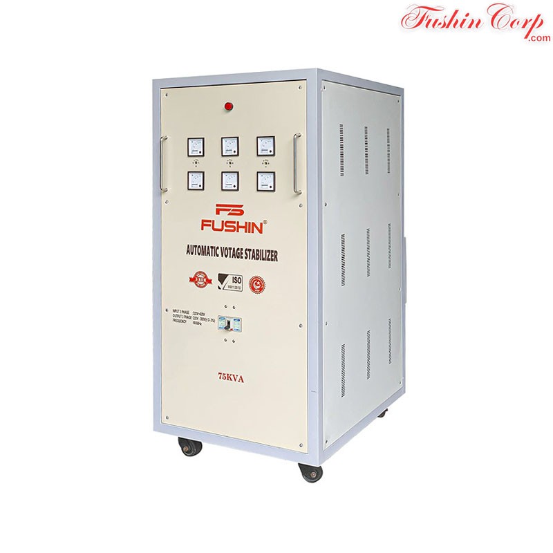 Ổn Áp 3 Pha 75KVA FUSHIN Dải 320V~430V Ra 220V Và 380V - Hình 2