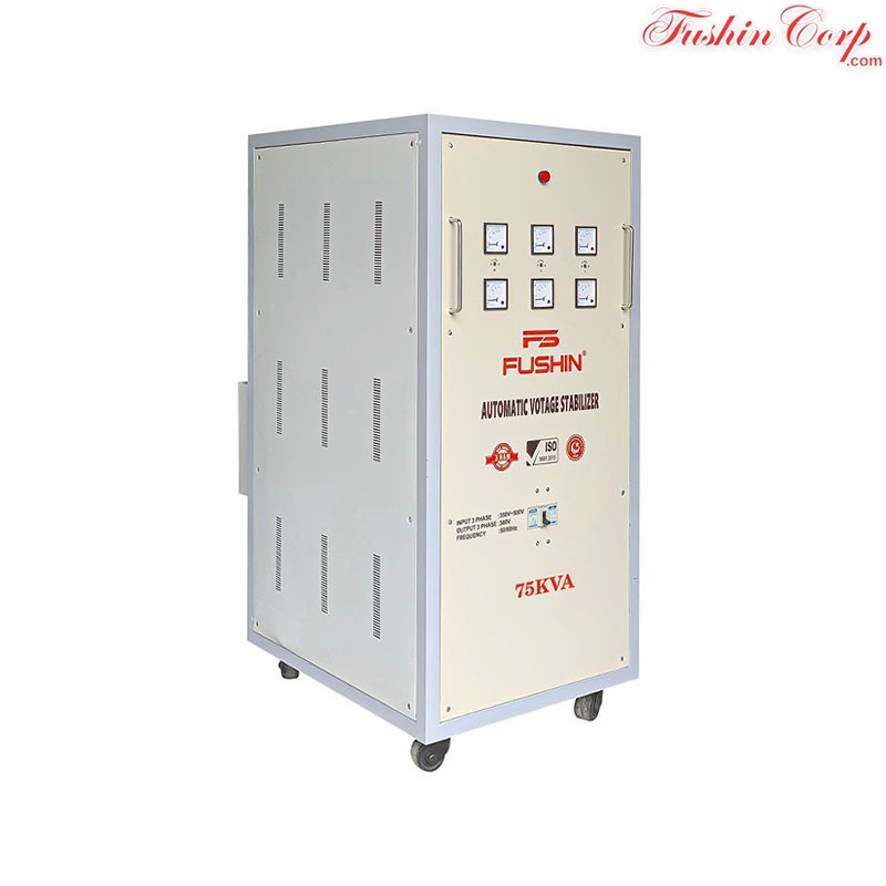 Ổn Áp 3 Pha 75KVA FUSHIN Dải 350V~500V Ra 380V Dành Cho Năng Lượng Mặt Trời - Hình 2