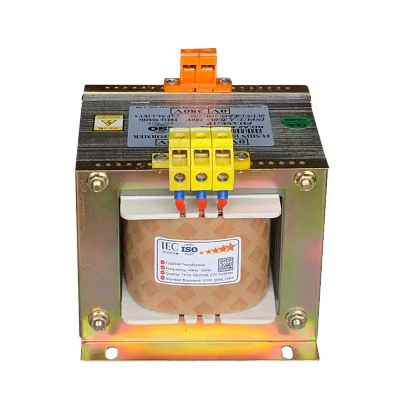 Biến Áp Trần Cách Ly 1 Pha 1.5KVA FUSHIN Vào 380V Ra 220V Dây Đồng - Hình 1