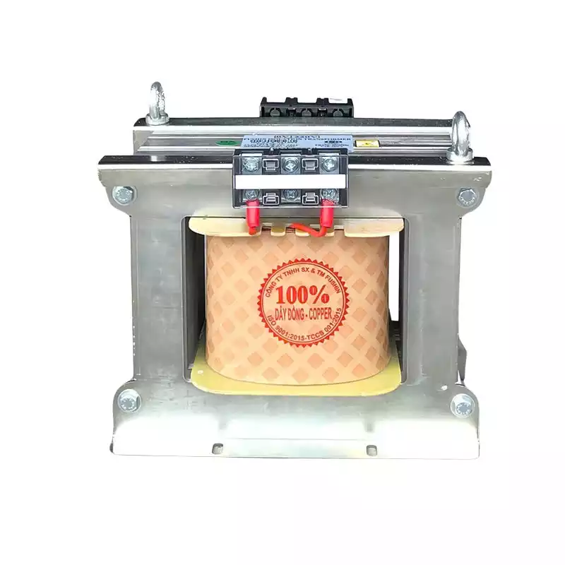Biến Áp Trần Cách Ly 1 Pha 10KVA FUSHIN Vào 380V Ra 220V Dây Đồng - Hình 2