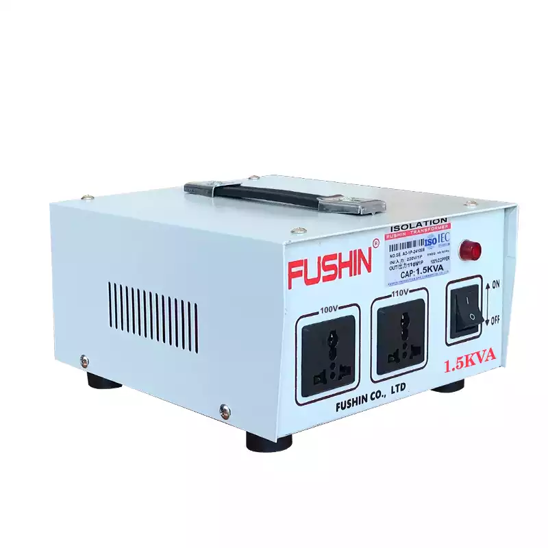 Biến Áp Cách Ly 1 Pha 1.5KVA FUSHIN Vào 220V Ra 100V Và 110V Thông Dụng - Hình 3