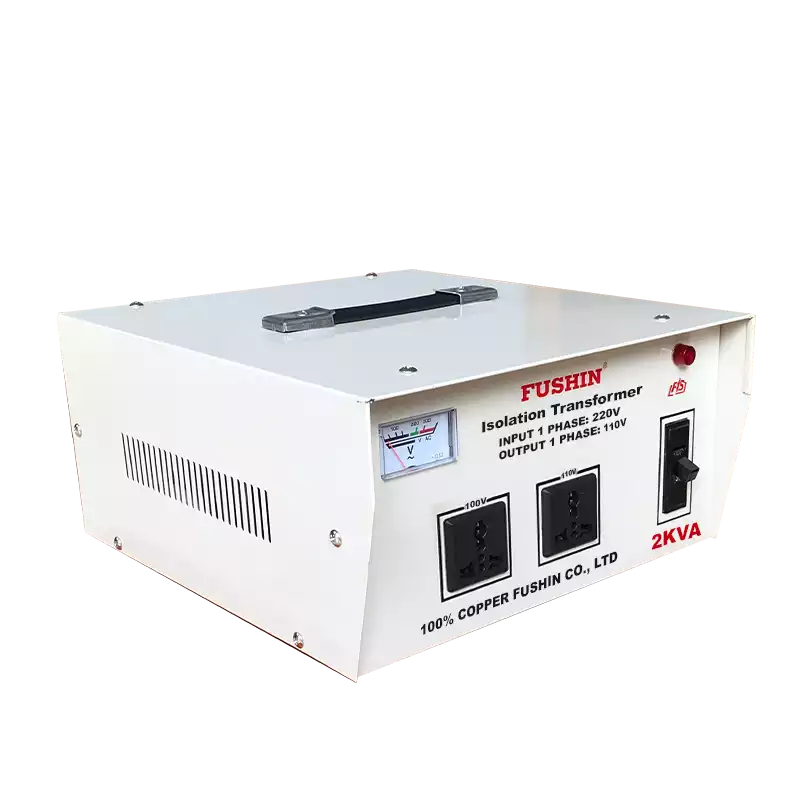 Biến Áp Cách Ly 1 Pha 2KVA FUSHIN Vào 220V Ra 100V-110V Dây Đồng - Hình 3