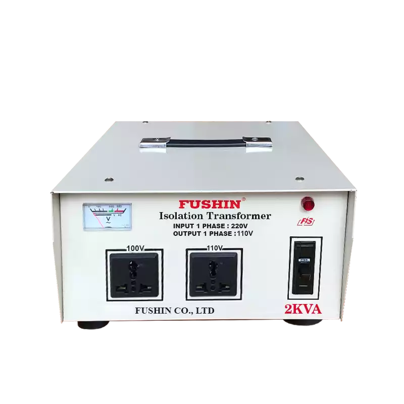 Biến Áp Cách Ly 1 Pha 2KVA FUSHIN Vào 220V Ra 100V Và 110V Thông Dụng - Hình 1