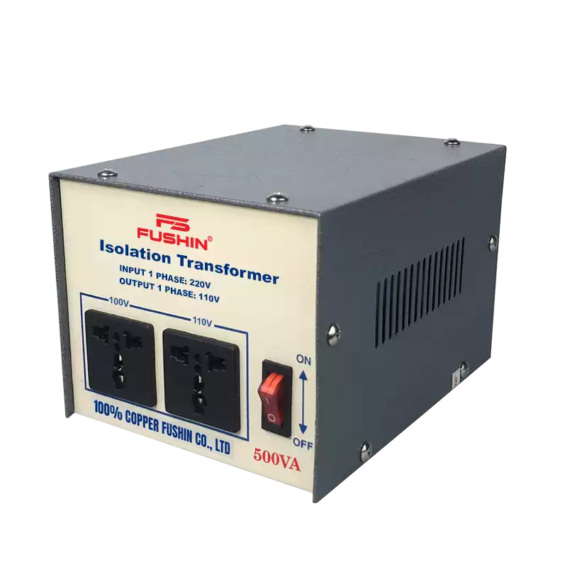 Biến Áp Cách Ly 1 Pha 500VA FUSHIN Vào 220V Ra 100V-110V Dây Đồng - Hình 2