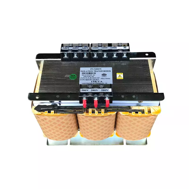 Biến Áp Trần Cách Ly 3 Pha 15KVA FUSHIN Vào 380V Ra 200V-220V Thông Dụng - Hình 1
