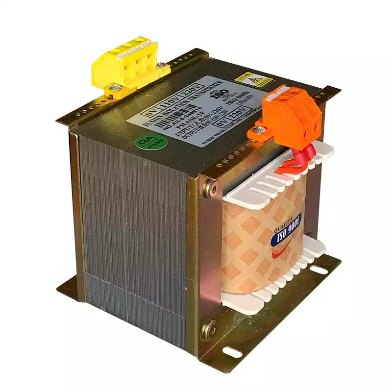 Biến Áp Trần Cách Ly 1 Pha 1.1KVA (5A) FUSHIN Vào 220V Ra 110V-220V Dây Đồng - Hình 2