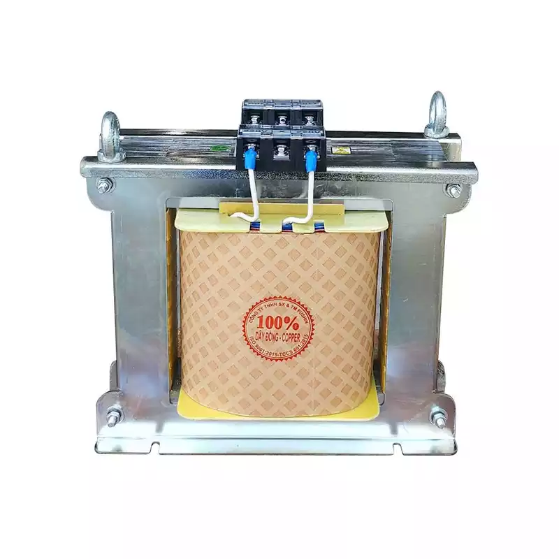 Biến Áp Trần Cách Ly 1 Pha 5.5KVA (25A) FUSHIN Vào 220V Ra 110V-220V Dây Đồng - Hình 5