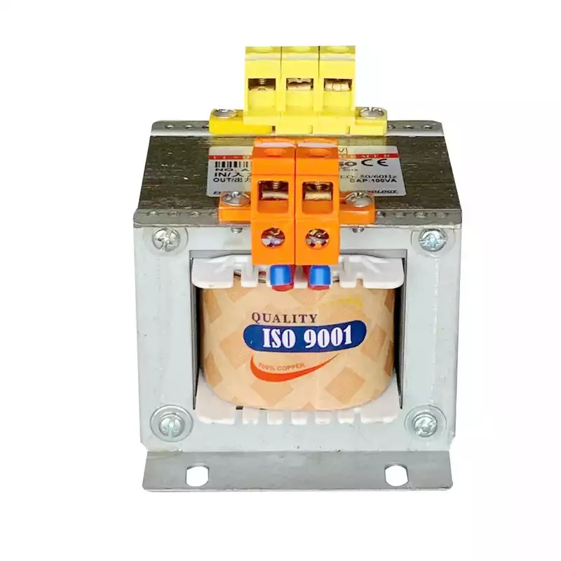 Biến Áp Trần Cách Ly 1 Pha 110VA (0.5A) FUSHIN Vào 220V Ra 110V-220V Dây Đồng - Hình 1