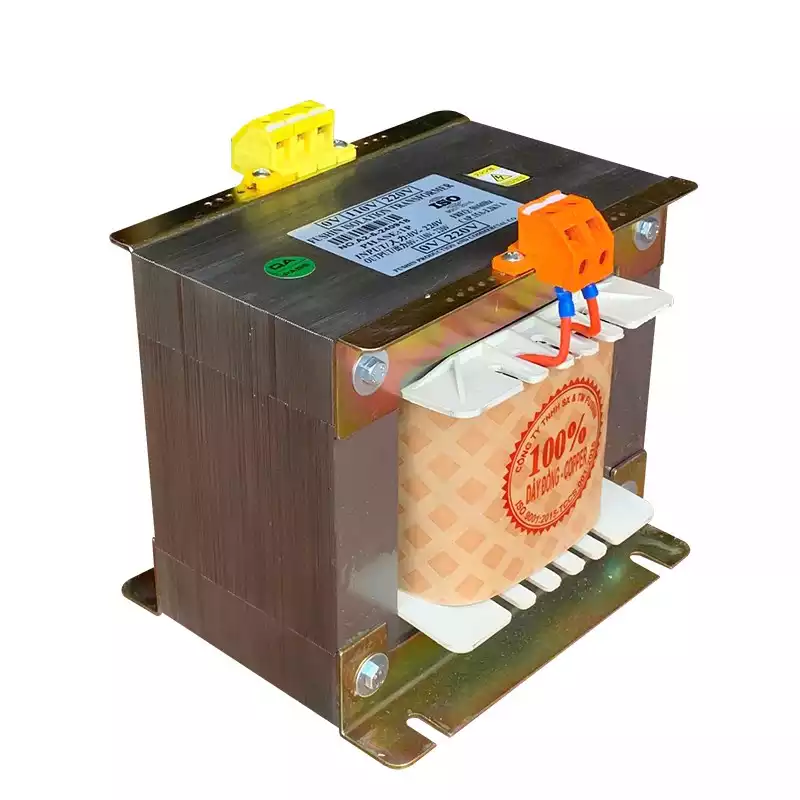 Biến Áp Trần Cách Ly 1 Pha 3.3KVA (15A) FUSHIN Vào 220V Ra 110V-220V Dây Đồng - Hình 2