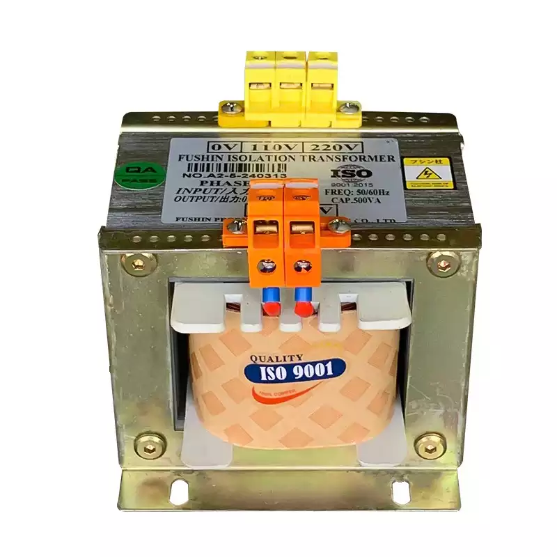 Biến Áp Trần Cách Ly 1 Pha 500VA (2.5A) FUSHIN Vào 220V Ra 110V-220V Dây Đồng - Hình 1