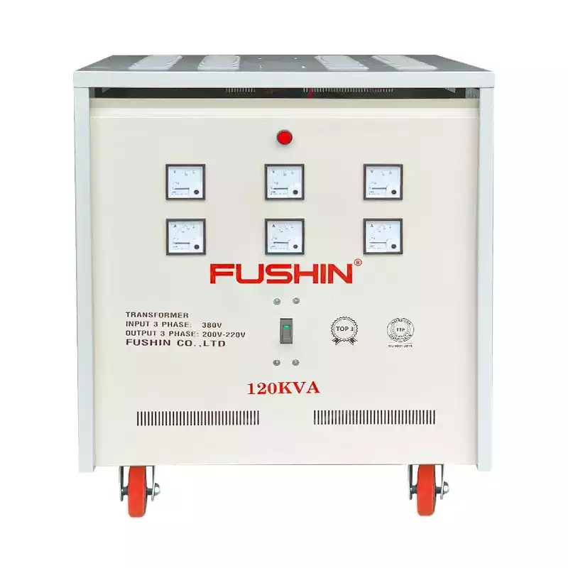 Biến Áp Tự Ngẫu 3 Pha 120KVA FUSHIN Vào 380V Ra 200V-220V Thông Dụng - Hình 1
