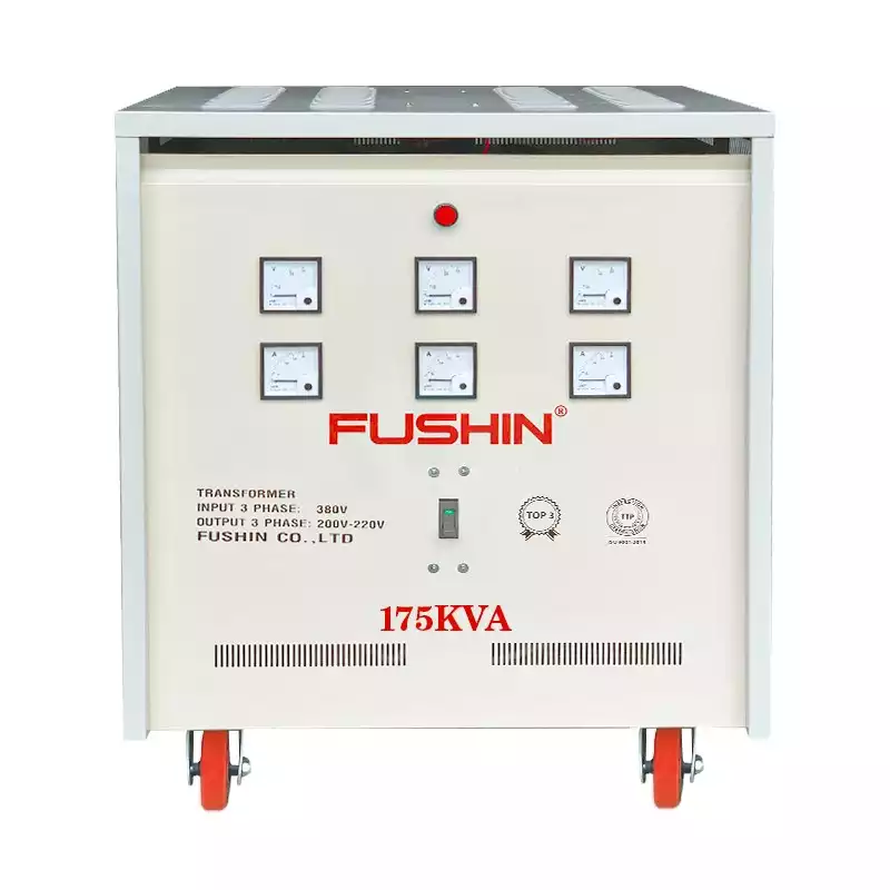 Biến Áp Tự Ngẫu 3 Pha 175KVA FUSHIN Vào 380V Ra 200V-220V Thông Dụng - Hình 1