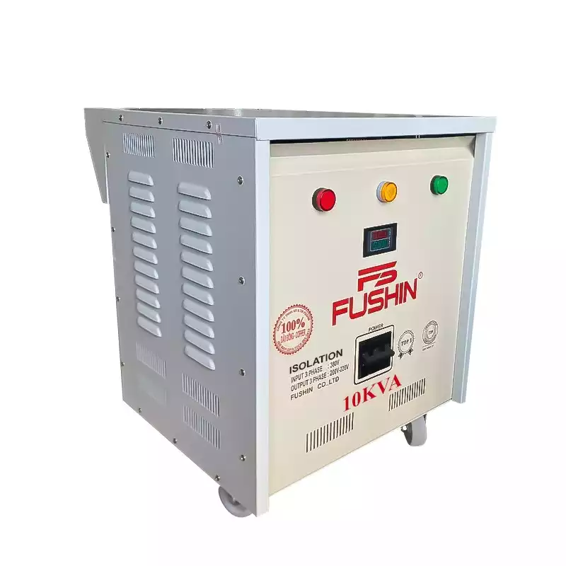Biến Áp Cách Ly 3 Pha 10KVA FUSHIN Vào 380V Ra 200V-220V Dây Đồng - Hình 2