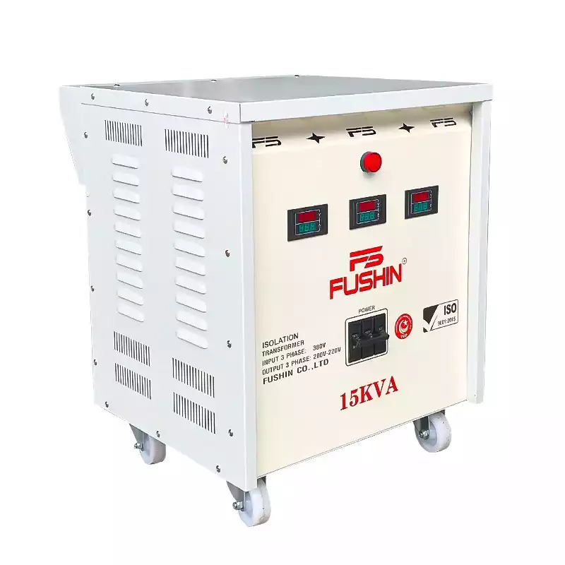 Biến Áp Cách Ly 3 Pha 15KVA FUSHIN Vào 380V Ra 200V-220V Thông Dụng - Hình 2