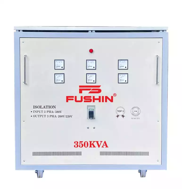 Biến Áp Cách Ly 3 Pha 350KVA FUSHIN Vào 380V Ra 200V-220V Thông Dụng - Hình 1