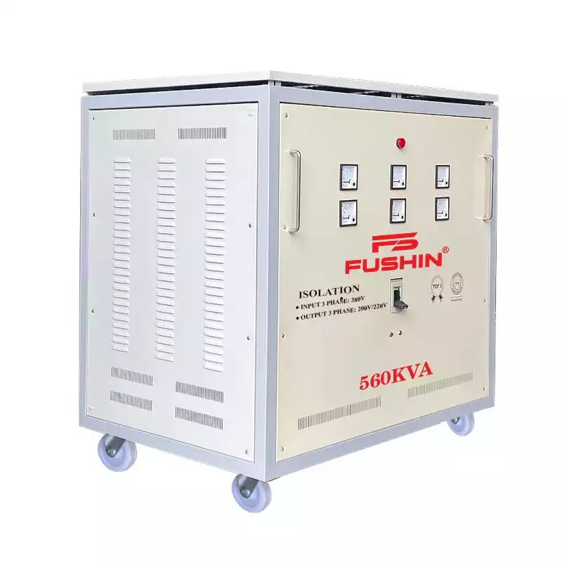 Biến Áp Cách Ly 3 Pha 560KVA FUSHIN Vào 380V Ra 200V-220V Thông Dụng - Hình 2
