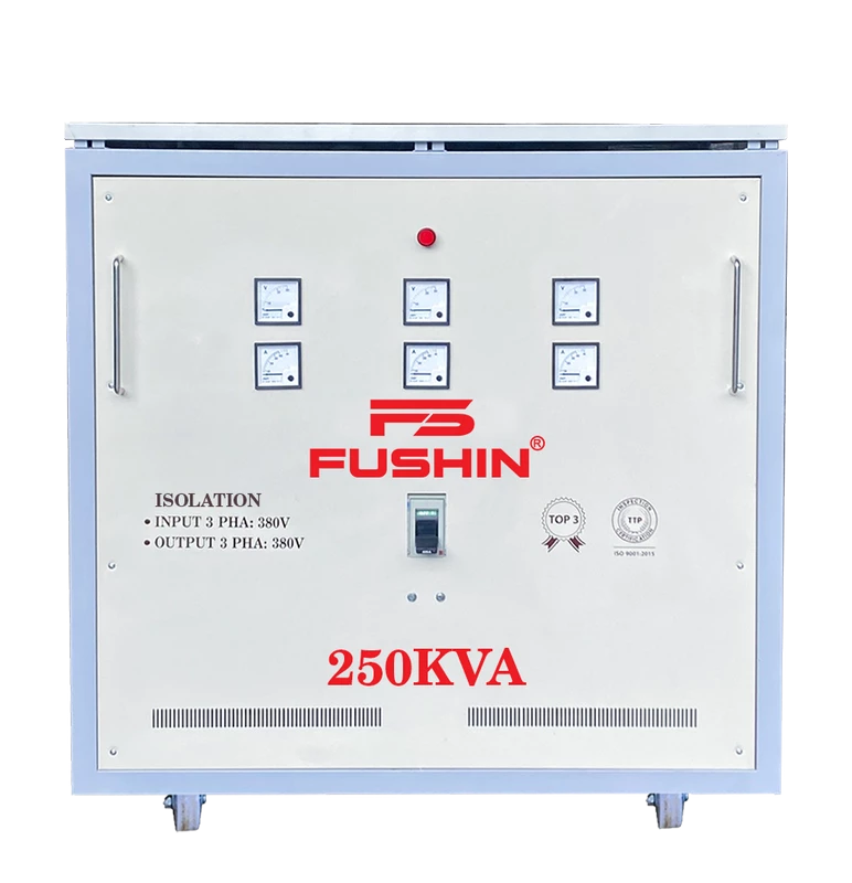 Biến Áp Cách Ly 3 Pha 380V Ra 380V 250KVA FUSHIN Thông Dụng - Hình 1