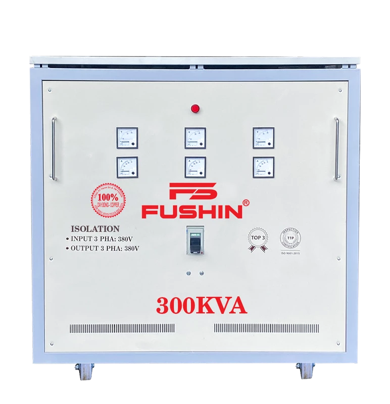 Biến Áp Cách Ly 3 Pha 380V Ra 380V 300KVA FUSHIN Dây Đồng - Hình 1
