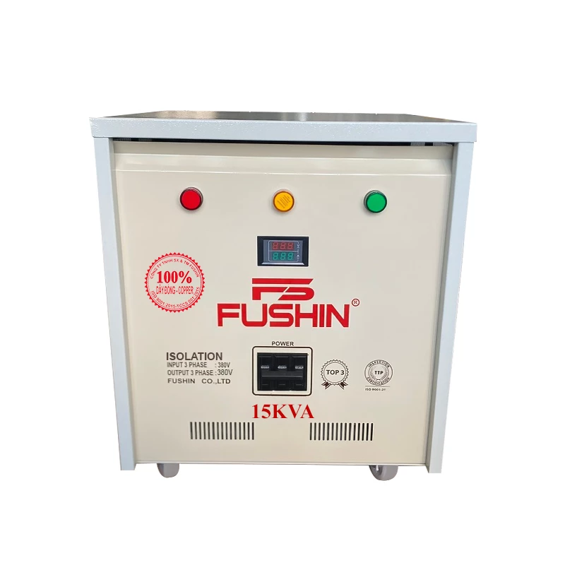 Biến Áp Cách Ly 3 Pha 380V Ra 380V 15KVA FUSHIN Dây Đồng - Hình 1