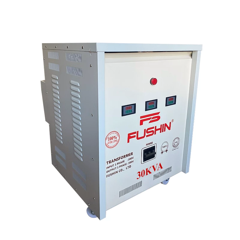 Biến Áp Cách Ly 3 Pha 380V Ra 380V 30KVA FUSHIN Dây Đồng - Hình 2