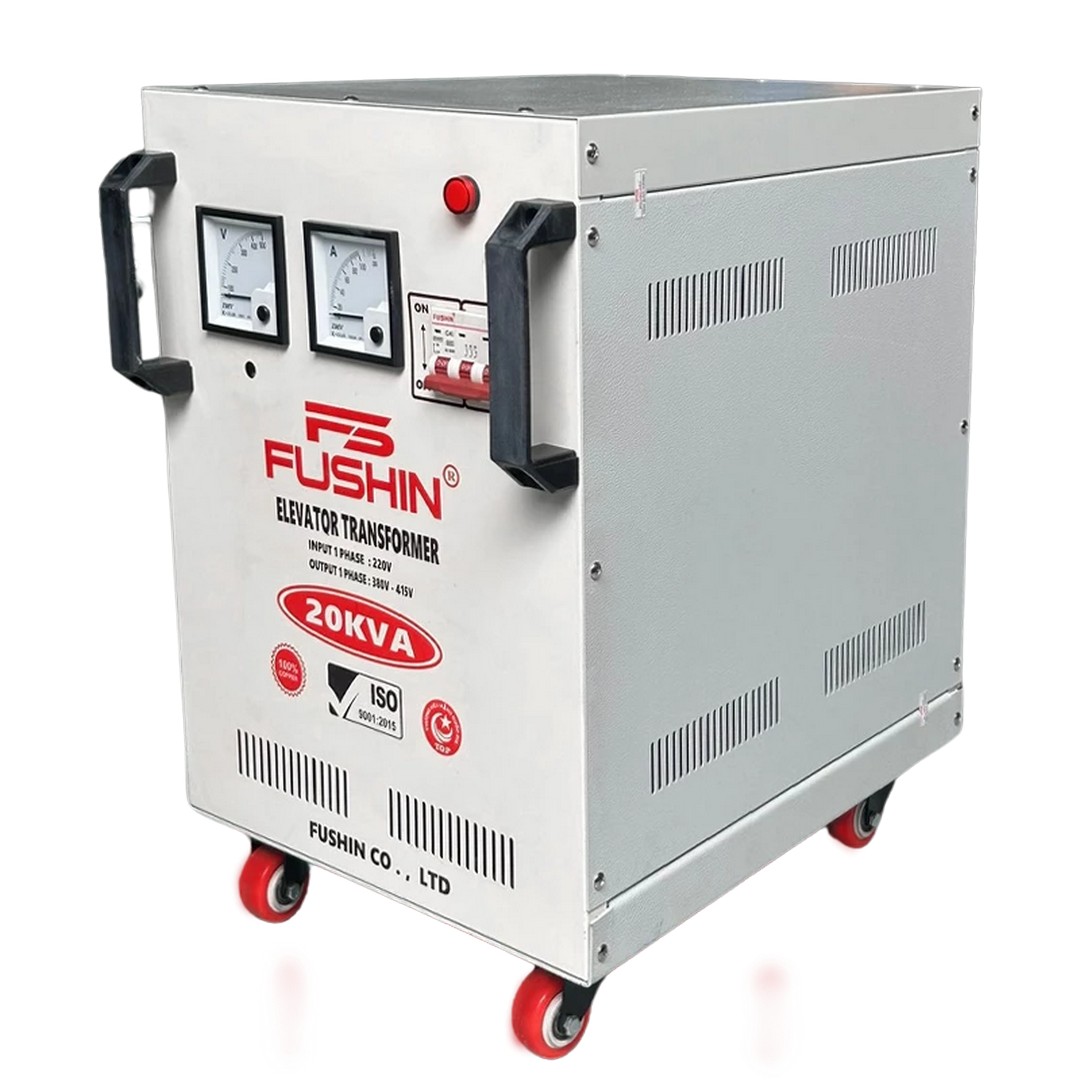 Biến Áp Thang Máy 20kVA Vào 220V Ra 380V-415V FUSHIN - Hình 2