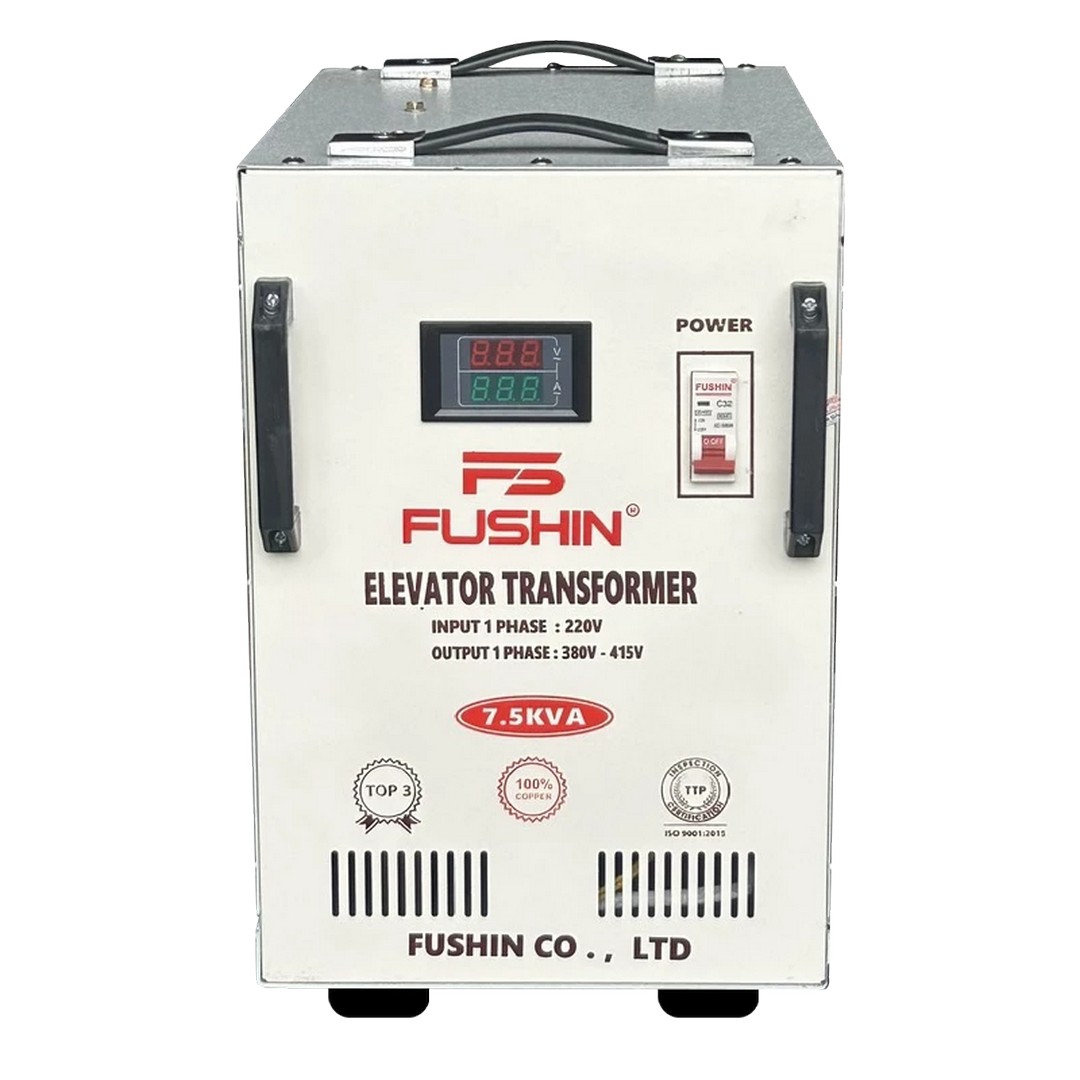 Biến Áp Thang Máy 7.5kVA Vào 220V Ra 380V-415V FUSHIN - Hình 1