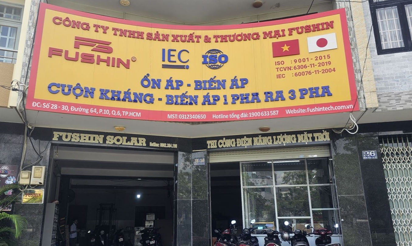 Trụ sở công ty TNHH Sản Xuất Và Thương Mại FUSHIN