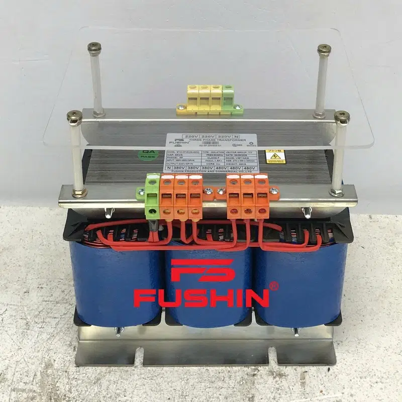 Biến Áp Trần Cách Ly 3 Pha 380V Ra 380V 6KVA FUSHIN Dây Đồng