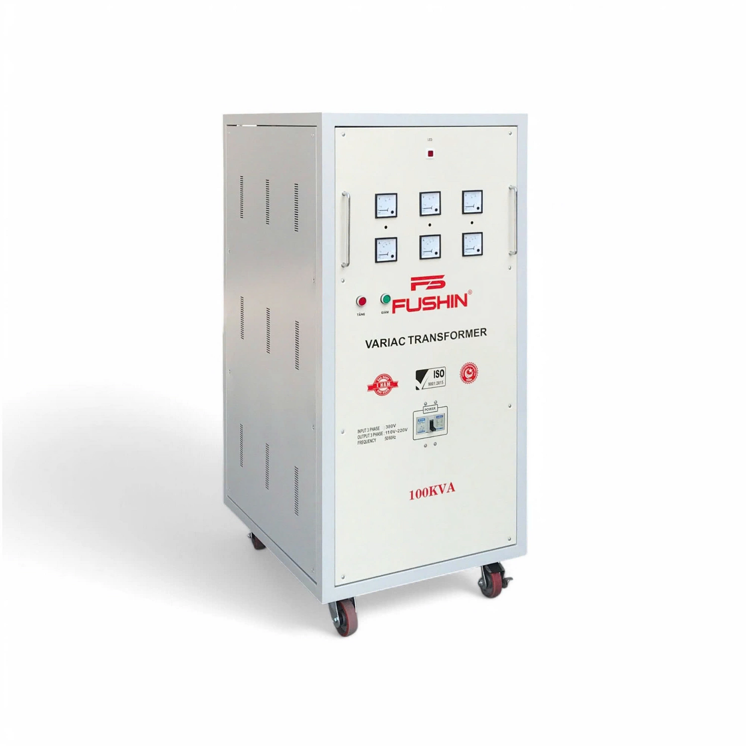 Biến áp vô cấp FUSHIN vận hành thực tế