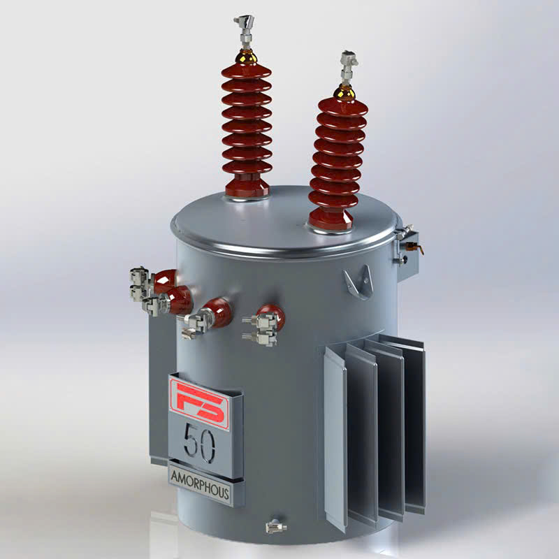 Máy biến áp Silic 1 pha 25kVA FUSHIN cung cấp điện cho trang trại nhỏ