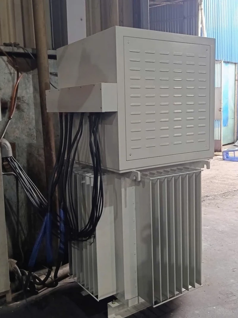 Lắp đặt Ổn áp ngâm dầu 3 pha FUSHIN F-500DS